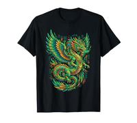 Dragón Serpiente Emplumado Maya Azteca Mitología Mexicana Camiseta