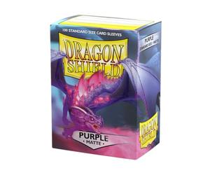 Dragon Shield 11009 Matte Purple Standard Sleeves (100 Sleeves)