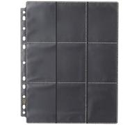 50 Hojas Negras Páginas Para Carpeta Side Pocket - Entrada Lateral No Glare