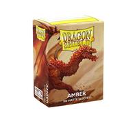 Dragon Shield Ámbar Mate Fundas Para Cartas Estándar 100ct Para MTG Pokémon