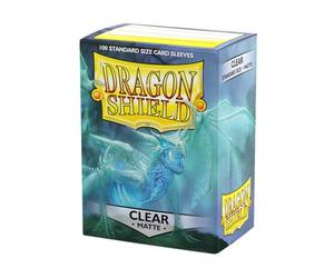 Dragon Shield ART11001 Matte Standard Size Sleeves 100pk-Clear, Multicoloured