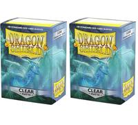 Dragon Shield ART11001 Matte Standard Size Sleeves 100pk-Clear, Multicoloured (Paquete de 2)
