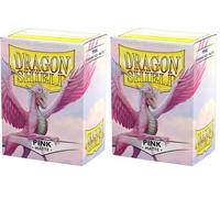 Dragon Shield ART11012 Standard Size Sleeves 100pk-Pink, Matte Pink (Paquete de 2)