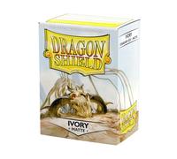Dragon Shield ART11017 Standard Size Sleeves 100pk-Ivory, Matte Ivory