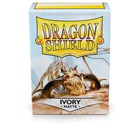 Dragon Shield ART11017 Standard Size Sleeves 100pk-Ivory, Matte Ivory