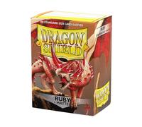 Dragon Shield ART11037 Matte Standard Size Sleeves 100pk-Ruby, Multicoloured
