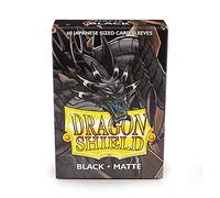 Dragon Shield ART11102 Black (60) Nein Matte Japanese Size Sleeves 60pk
