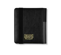 Dragon Shield - Carpeta con tapa acolchada suave y elegante, color negro, calida