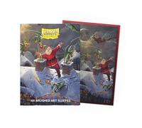 Dragon Shield Cepillado 100 Fundas De Arte - Fundas Protectores NAVIDAD 2023 mtg