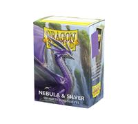 Dragon Shield Fundas Mate Dual Standard Nebula & Silver Opacas 100ct 63x88mm