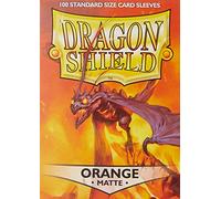 Arcane Tinmen ApS ART11013 Dragon Shield Sleeves Matte Orange Card Game