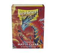 Dragon Shield Japanese Size Matte Outer Sleeves - Clear (60)
