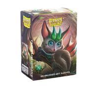 Dragon Shield Mangas De Arte Cepilladas: El Bushdrake, Tamaño Estándar (100ct)