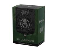 Dragon Shield | Mangas de doble tipo mate | MTG Guildpact Series | 100 CT - Smooth & Tough Premium TCG Sleeves | Compatible con Pokemon, Flesh & Blood, One Piece & Magic the Gathering | Golgari Swarm