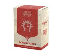 Dragon Shield | Mangas de doble tipo mate | MTG Guildpact Series | 100 CT - Smooth & Tough Premium TCG Sleeves | Compatible con Pokemon, Flesh & Blood, One Piece & Magic the Gathering | Boros Legion