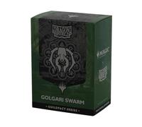 Dragon Shield | Mangas de doble tipo mate | MTG Guildpact Series | 100 CT - Smooth & Tough Premium TCG Sleeves | Compatible con Pokemon, Flesh & Blood, One Piece & Magic the Gathering | Golgari Swarm