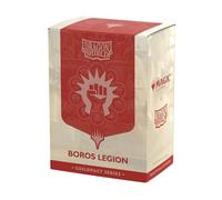 Dragon Shield | Mangas de doble tipo mate | MTG Guildpact Series | 100 CT - Smooth & Tough Premium TCG Sleeves | Compatible con Pokemon, Flesh & Blood, One Piece & Magic the Gathering | Boros Legion