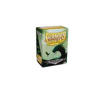 Dragon Shield - Mangas de tamaño estándar mate, 100 unidades, color esmeralda