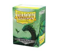 Dragon Shield - Mangas de tamaño estándar mate, 100 unidades, color esmeralda