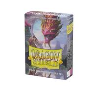 Dragon Shield - Mangas de tamaño japonés Mate, 60 Unidades, Diamante Rosa