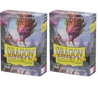 Dragon Shield - Mangas de tamaño japonés Mate, 60 Unidades, Diamante Rosa (Paquete de 2)