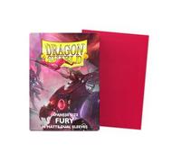 Dragon Shield - Mangas para tarjetas de tamaño japonés mate con doble furia Alaria Commonwealth Champion (fucsia) de 100 quilates, fundas para tarjetas MTG lisas y resistentes