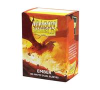 Dragon Shield - Mate Dual Ember Alaric Revolution Kindlerh (naranja) 100 CT tamaño estándar - Fundas para tarjetas MTG lisas y resistentes - Compatible con Pokemon & Magic The Gathering Card Sleeves