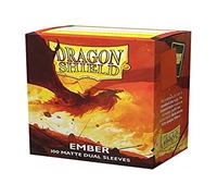 Dragon Shield - Mate Dual Ember Alaric Revolution Kindlerh (naranja) 100 CT tamaño estándar - Fundas para tarjetas MTG lisas y resistentes - Compatible con Pokemon & Magic The Gathering Card Sleeves