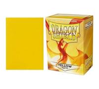 Dragon shield matte 100, gelb/yellow manga de la tarjeta para tcgs pok