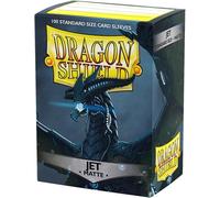 Dragon shield matte 100, jet manga de la tarjeta para tcgs pokemon mtg
