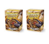Arcane Tinman ART11006 Sleeves: Dragon Shield Matte Gold Standard 100pk-Gold, One Size