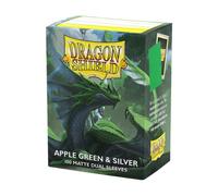 Dragon Shield: Matte - Dual Apple Green & Silver (100) (Importación USA)