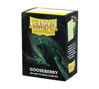 Dragon Shield Fundas dobles para cartas Matte Dual, 100 unidades, Grosella espinosa