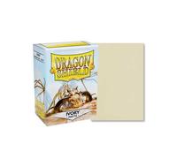 Dragon shield art11017 standard size sleeves 100pk-ivory, matte ivory