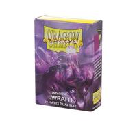 Dragon Shield - Matte Japanese Dual Wraith Alaria: Righteous Wraith (púrpura) Fundas para tarjetas de tamaño japonés de 100 quilates, fundas para tarjetas MTG suaves y resistentes