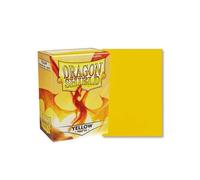 Dragon shield matte 100, gelb/yellow manga de la tarjeta para tcgs pok