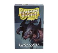 Dragon Shield Negro Fundas Exteriores 100 Protege Sobres Estándar Cartas Pokémon