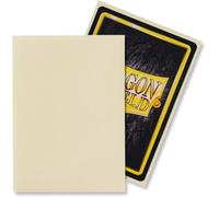 Dragon Shield ART11017 Standard Size Sleeves 100pk-Ivory, Matte Ivory