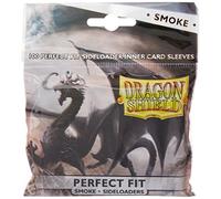 Dragon Shield Perfect Fit - Fundas laterales para tarjetas, paquete de 100, color ahumado