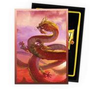 Dragon Shield Sleeves - Edición limitada mate Dual Art: Dragón de madera 100 CT - Fundas para tarjetas - Suave y resistente - Compatible con Pokémon, Magic The Gathering Cards y Digimon MTG TCG OCG y