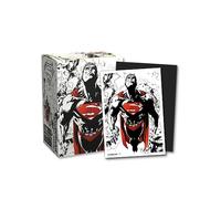 DRAGON SHIELD SLEEVES: MATTE DUAL ART: SUPERMAN CORE (RED-WHITE) (100CT)