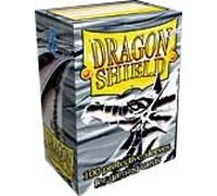 Dragon shield sleeves - silve - standard size deck protectors (100 ct)