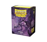 Dragon Shield Soul Dual Mate Metálico Púrpura Standard Sleeves De Cartas 100ct