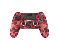 DRAGON SHOCK DragonShock - MIZAR BT - Controlador inalámbrico para PS4, PC y dispositivos móviles (Rojo camuflaje)