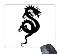 Dragon Silhouette - Alfombrilla de ratón Rectangular de Goma Antideslizante, diseño de Cultura China