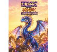 Dragon Sketchbook for Girls: Ella's Personalized Drawing Book for kids: Personalized Girls Dragon Sketchbook with Name - Blank Drawing Pad Gift for Girls Ages 7-12 - Cut Out and Display Artwork