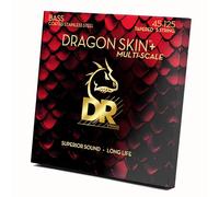 DRAGON SKIN+™ - Cuerdas de bajo de acero inoxidable recubiertas - DBSM5-45 - Sonido superior con sensación cómoda y larga vida: 5 cuerdas multivelanza mediana 45-125
