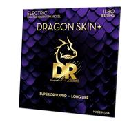 DRAGON SKIN+ - Cuerdas para guitarra eléctrica Quantum Nickel - DEQ-8/11 - Sonido superior con tacto cómodo y larga vida útil - 8 cuerdas pesadas 11-80