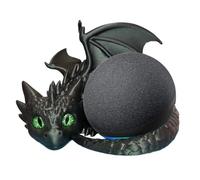 Dragon - Soporte inteligente para altavoz, soporte de escritorio impreso en 3D, soporte de equipo de audio con temática de fantasía, 20,5 x 19,1 x 9,4 cm, accesorio decorativo para mesa, dormitorio