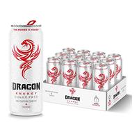 Dragon Sugar Free Energy Drink, High Caffeine Content & Taurine, BVITS* B3, B5, B6 & B13, 2 Calories, Proudly British, 100% Recyclable 12 x 500 ml